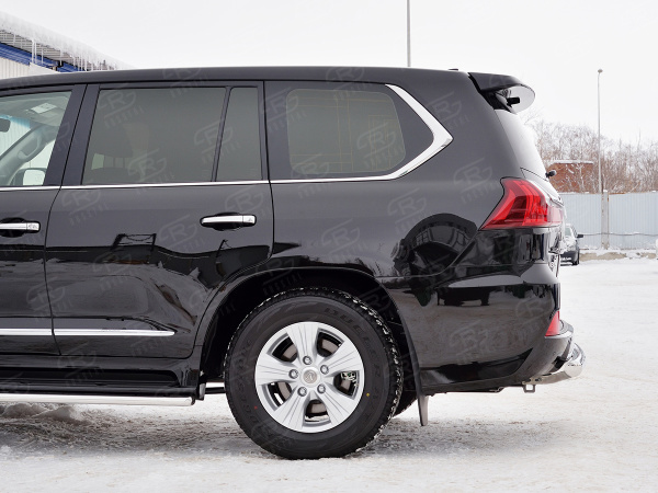 Фото Защита заднего бампера d76 дуга LEXUS LX450d-LX570 2015 (кроме F-Sport)
