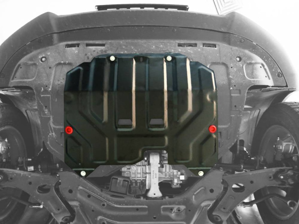 Фото Защита картера и КПП Автоброня для Hyundai ix35 2010-2015