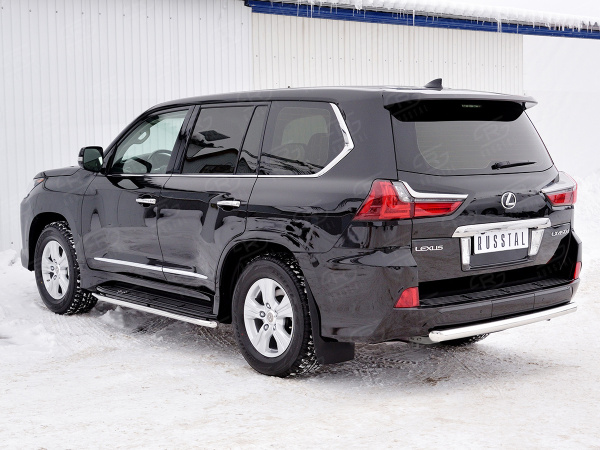 Фото Защита заднего бампера d63 дуга LEXUS LX450d-LX570 2015 (кроме F-Sport)
