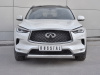 Защита переднего бампера d75х42 дуга INFINITI QX50 2018-