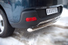 Фото Защита заднего бампера d63 (дуга) PEUGEOT 3008 2009-2013