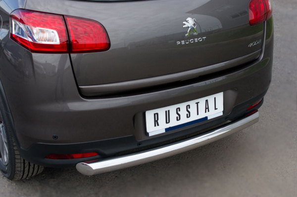Фото Защита заднего бампера d76 PEUGEOT 4008 2012-2017
