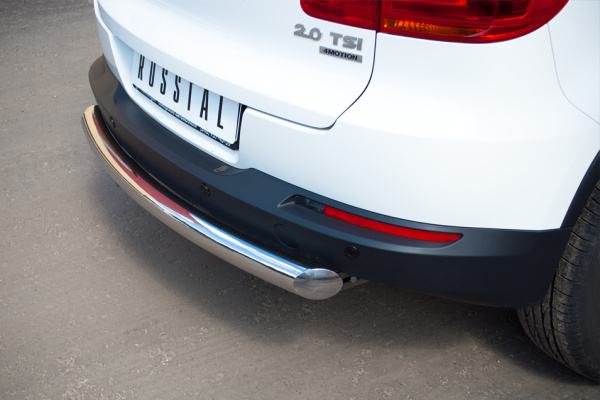 Фото Защита заднего бампера d76 (дуга) VOLKSWAGEN Tiguan Track & Field 2011-2016