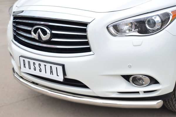 Фото Защита переднего бампера d63 (секции) INFINITI JX35-QX60 2013-2016