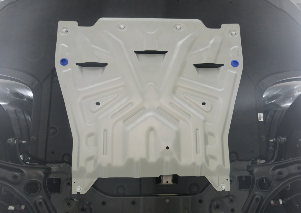 Фото Защита картера и КПП Rival для Kia Optima 2016-2018 2018-н.в., алюминий 4 мм, с крепежом, 333.2837.1