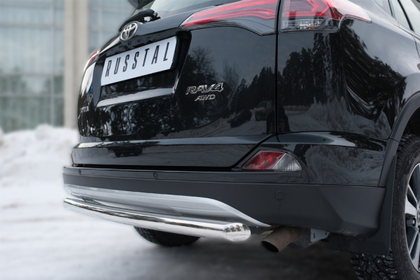 Фото Защита заднего бампера d63 (дуга) TOYOTA RAV4 2015