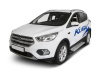 Пороги алюминиевые Rival "Silver" для Ford Kuga 2016-