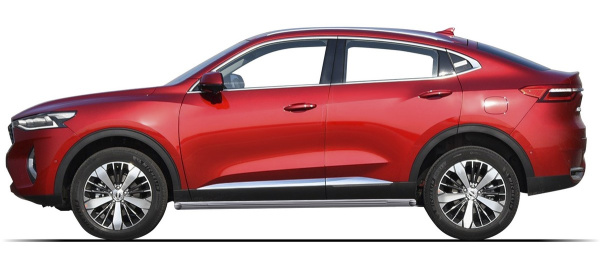 Фото Защита порогов d57 Rival для Haval F7 2019-н.в./F7x 2019-н.в.