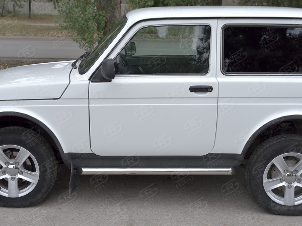 Фото Пороги труба d63 (вариант 1) 3дв. LADA 4x4 URBAN 2014-
