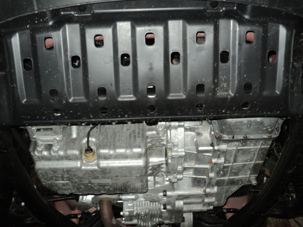 Фото Алюминиевая защита картера и КПП Ssang Yong Actyon  (2011 по наст.)