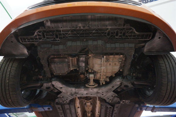 Фото Композитная защита картера и АКПП Hyundai Veloster (2012 по наст.)