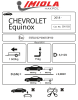 Фаркоп Imiola (Польша) для Chevrolet Equinox (2017-)