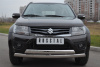 Защита переднего бампера d75/42х75/42 овалы (дуга) SUZUKI Grand Vitara 5 дв. 2012-2016