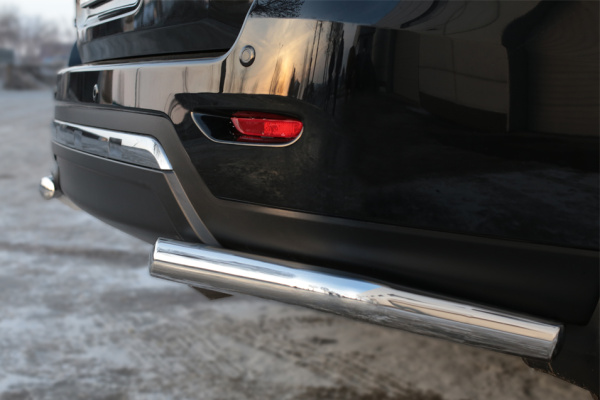 Фото Защита заднего бампера уголки d63(секции) NISSAN Pathfinder 2014-