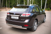 Фото Защита заднего бампера d75х42/75х42 овалы Lexus RX270/350/450 2009-2012