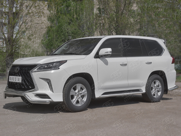 Фото Защита переднего бампера d63 волна LEXUS LX450d-LX570 (TRD Superior) 2015-