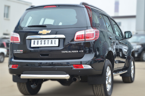 Фото Защита заднего бампера d76 (дуга) CHEVROLET Trailblazer 2012-