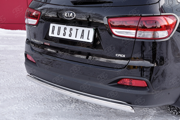 Фото Защита заднего бампера d63 дуга KIA SORENTO PRIME CRDI 2015-2018
