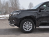 Фото Защита переднего бампера d63 секции-d63 уголки+d42 зубы TOYOTA LC PRADO 150 2017-