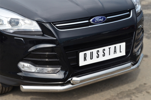 Фото Защита переднего бампера d63 (секции) d63 (дуга) FORD KUGA 2012-2015