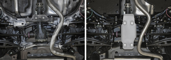 Фото Защита редуктора Rival для Subaru Forester V 4WD 2018-н.в., алюминий 4 мм, с крепежом, 333.5434.1