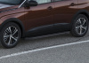 Фото Пороги алюминиевые Rival "Black" для Peugeot 3008 II 2016-н.в.