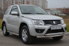 Защита переднего бампера d63/42 (дуга) SUZUKI Grand Vitara 3дв. 2012-2016
