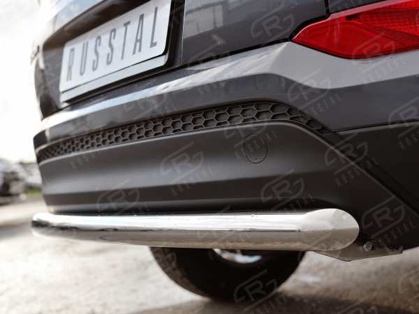 Фото Защита заднего бампера d63 дуга (кроме Hi-Tech) HYUNDAI Tucson 2015-2017