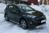 Фото Защита переднего бампера d63 (дуга) TOYOTA RAV4 2015