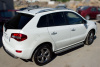 Фото Пороги труба d42 с листом (лист алюм,проф.нерж)(вариант 1) RENAULT Koleos 2012-2016