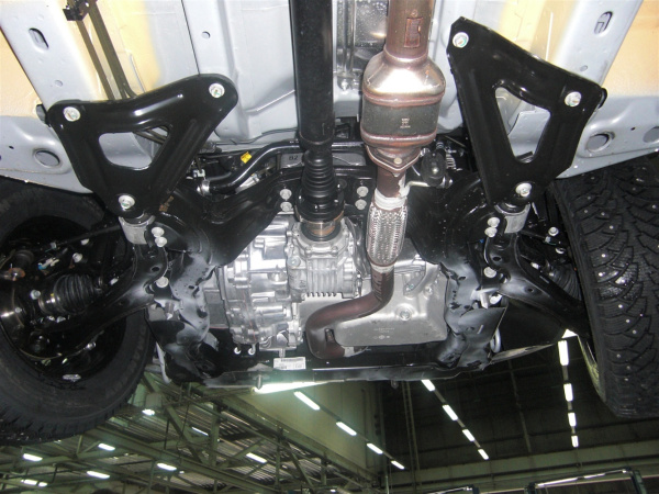 Фото Алюминиевая защита картера и КПП Opel Antara (2006-2012)