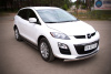 Фото Защита переднего бампера d75х42 овал MAZDA CX-7 2010-2013