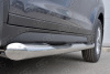 Фото Пороги труба d76 с накладкой (вариант 1) HYUNDAI Tucson 2015-2017