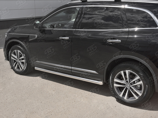 Фото Пороги труба d63 (вариант 1) RENAULT KOLEOS 2017-