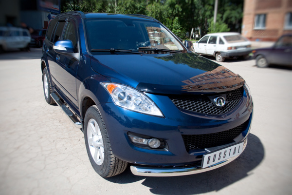 Фото Защита переднего бампера d76 (дуга) GREAT WALL HOVER H5 2010-