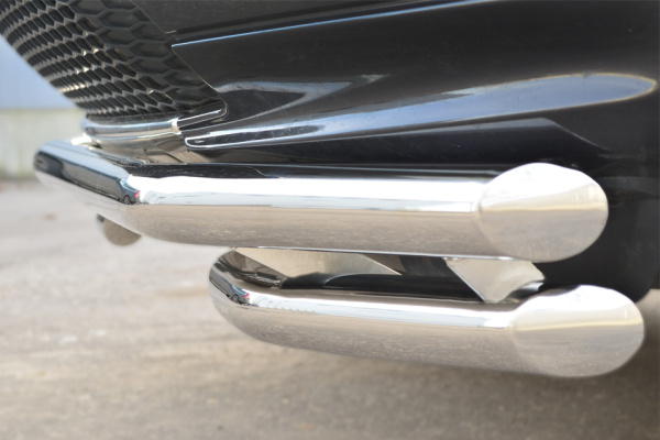 Фото Защита переднего бампера d63 (секции) d63 (уголки) LAND ROVER Freelander 2 2012-