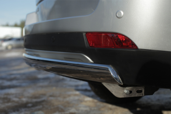 Фото Защита заднего бампера d75х42 (дуга) GREAT WALL Hover H3 2014-