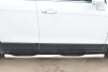 Фото Пороги труба d76 с накладкой (вариант 3) CHEVROLET Captiva 2013-2016
