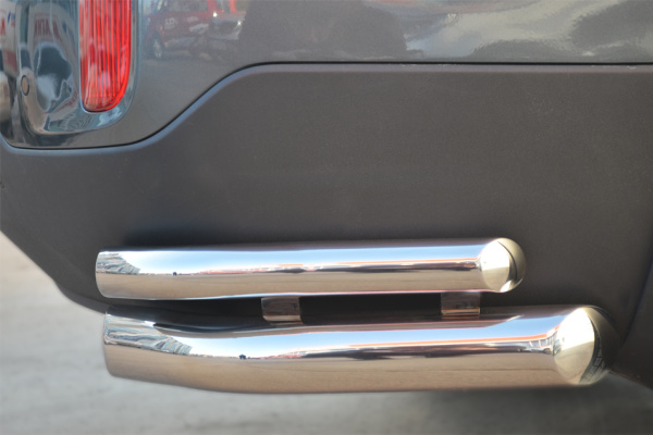 Фото Защита заднего бампера уголки d63/42 KIA Sorento 2012-