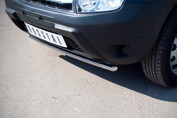 Фото Защита переднего бампера d42 (дуга) RENAULT Duster 4x2 2011-2014