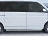 Фото Пороги труба d42 левый С листом (лист алюм, проф.сталь)(вариант 2) VOLKSWAGEN Multivan Caravella Transporter Т6 2016 (короткая база)
