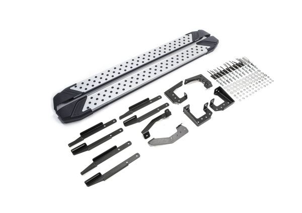 Фото Пороги алюминиевые Rival "Bmw-Style" для Volkswagen Touareg, R-Line  2015-