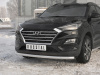 Фото Защита переднего бампера d63 секции HYUNDAI TUCSON 2018-