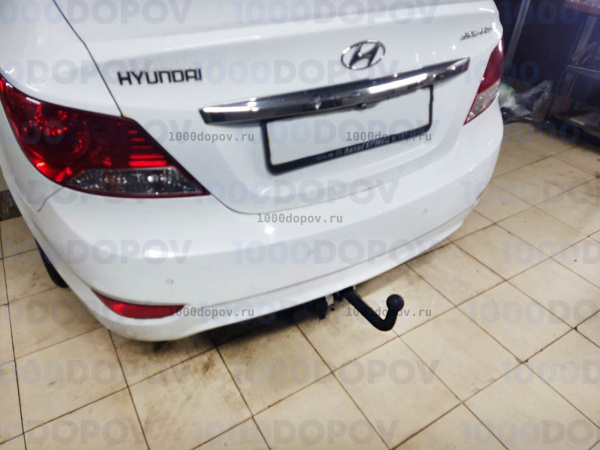 фото Фаркоп AvtoS для Hyundai Solaris I седан/ хэтчбек (2010-2017) 