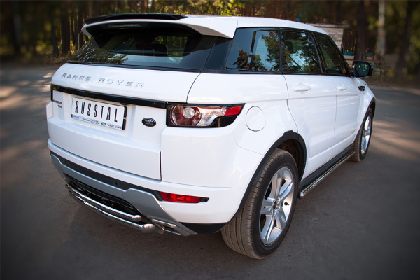 Фото Защита заднего бампера d63/42 (дуга) LAND ROVER Range Rover Evoque Dynamic 2011-2017