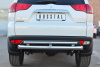 Защита заднего бампера d76 (дуга) d42 (дуга) MITSUBISHI Pajero Sport 2013-2015