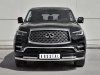 Защита переднего бампера d63 секции-d42 секции INFINITI QX80 2018-