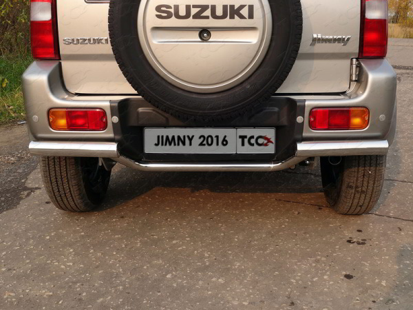 Фото Защита задняя 42,4/60,3 мм для Suzuki Jimny 2012-2018