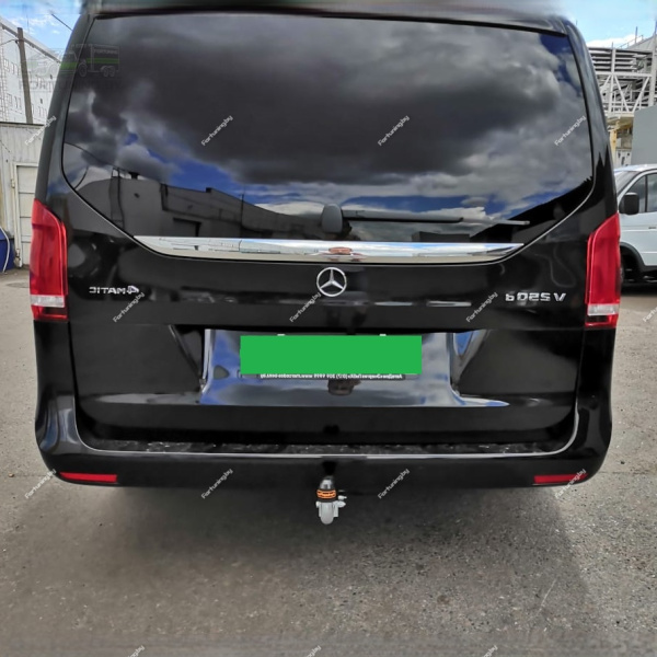 фото Фаркоп Мотодор с оцинкованным шаром на Mercedes-benz V-class 2014-