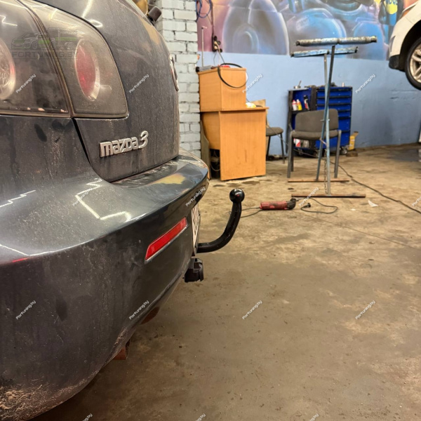 фото Фаркоп Лидер-плюс для Mazda 3 (BK) (седан,хетчбек) 2004-2008